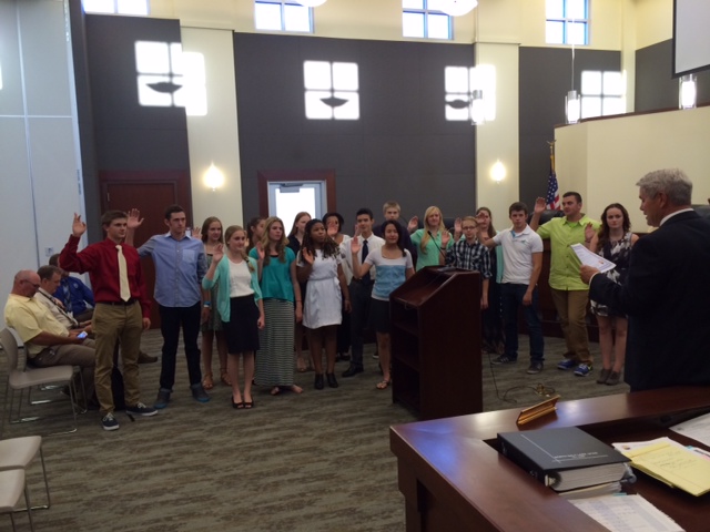 YCC Swearing in 2014-15